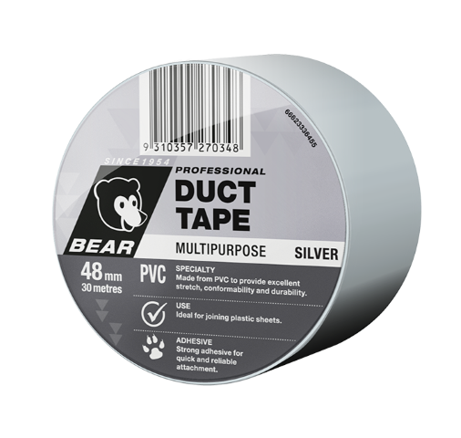 NORTON 512 PVC SILVER DUCT TAPE 48MM 30M - 